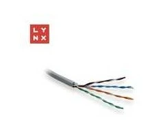 LYNX UTP kabelis Cat5e, PVC (Eca), varinis, skirtas naudoti viduje, pilkas, dėžutė 305m