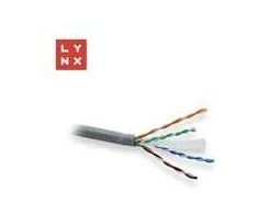 LYNX UTP kabelis, Cat6, LSOH, varinis, skirtas naudoti patalpose, pilkas, dėžutė 305m