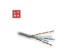 LYNX UTP kabelis, Cat6, PVC (Eca), varinis, skirtas naudoti viduje, pilkas, dėžutė 305m