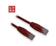 LYNX UTP jungiamasis kabelis Cat5e, PVC, CCA, 15m, raudonas
