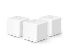 MERCUSYS Halo H60X (3 paketų) „WiFi6 Mesh“ (AX1500, 2,4 GHz / 5 GHz, 3 x GbELAN / WAN (1 x XR įrenginys), 2 x GbELAN / WAN (2 x XS blokas)
