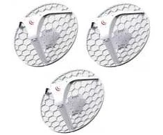 MIKROTIK LHG 5 integruotos antenos, 3 vnt., 5 GHz, 1x RJ45, 100 Mb/s, 24,5 dBi