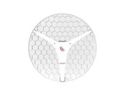 Maršrutizatorius Antena MikroTik LHG XL 5 AC RBLHGG-5ACD-XL 4 šviestuvų galvučių rinkinys GRID HIGH XL 716MHZ, 256MB, 1XGE, 2X2 MIMO, 5GHZ, 27DBI, L3