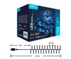 Modee ML-C2017 384LED 2,1m vánoční řetěz , studená 8 programů IP44
