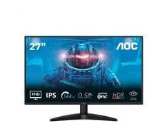 AOC 27B36X computer monitorius 68.6 cm (27") 1920 x 1080 pikselių Full HD LED Juodas