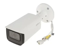 Monitorius Dahua IPC-HFW5541T-ASE-0280B-S3, 5Mpx, 25/30fps, H.265+, f=2,8mm (111°), WDR, IR80m, IP67, IK10, audio+alarm porty, mik.