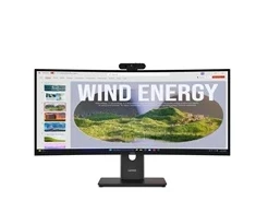 Monitorius LENOVO LCD T34WD-40+MC60 - 34",VA,21:9,3440x1440,120Hz,300cd/m2,3000:1,4ms,HDMI,DP,USBHub,USB-C(100W PD),RJ45,Nákl,Zdvih