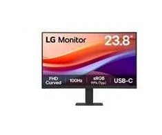 Monitorius LG MT VA LCD LED 23.8" 24U421A - VA panelė, 1920x1080, lenktas, 100 Hz, USB-C, HDMI