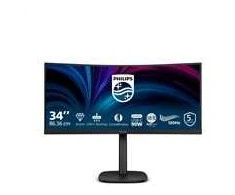 Monitorius Philips | 34B2U3600C/00 | 34 " | VA | 21:9 | 60 Hz | 4 ms | 3440 x 1440 pikselių | 300 cd/m² | HDMI jungtys quantity 1 | Juodas