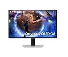 Monitorius - Samsung G60SD 27" Quad HD OLED Sidabrinis