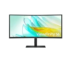 Monitorius #SAMSUNG MT LED LCD 34" LS34C652UEUXEN - VA, 3440×1440, 100hz, 4ms, DP, HDMI, USB-C, prohnutý 1000R
