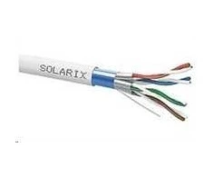 Montavimo kabelis Solarix CAT6A FFTP pilkas Dca s2 d2 a1 500m SXKD-6A-FFTP-LSOH
