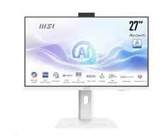 MSI PC AiO Modern AM273QP AI 1UM-429XEU, Ultra 7 155H, 27" WQHD, Anti-Glare, 16GB, 512GB SSD, N/A, No OS, Baltas