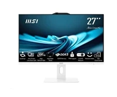 Stacionarus kompiuteris Komputer MSI MSI PC AiO PRO AP272P 14M-1086XEU, Core i3 14100, 27" FHD, Anti-Glare, Non-Touch, 16GB, 512GB SSD, N/A, No OS, Baltas