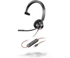 Ausinės HP Polimerinis „Blackwire 3310 Mono USB-C HS + USB-C/A“