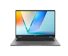 Nešiojamas kompiuteris ASUS NTB Vivobook 14 Flip (TP3407SA-OLED548WZ), Ultra 5 226V, 14" 1920 x 1200, 16GB, 512GB SSD, IntelArc, W11 Home, Gray