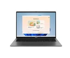 Nešiojamas kompiuteris ASUS NTB Vivobook S16 (S3607AA-OLED047WZ), Ultra 5 325, 16" 1920 x 1200, 32GB, 512GB SSD, Intel Graphics, W11 Pro, Gray