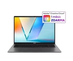 Nešiojamas kompiuteris ASUS NTB Vivobook S 16 (M3607GA-OLED011W), AI 7 445, 16" 1920x1200, 16GB, 512GB SSD, Radeon, W11 Home, Matte Gray