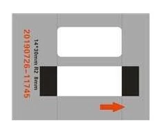 Terminės etiketės Niimbot lipdukai TT14x30 mm, 210 vnt.