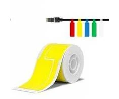 Niimbot kabelių etiketės T 25x76mm 200 vnt. geltonos, skirtos B21, B21S, B3, B1S