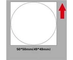Niimbot etiketės R 50x50mm 150vnt apvalios B21, B21S, B3S, B1