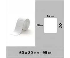 Niimbot etiketės RP 60x80mm 95vnt Baltos B3S