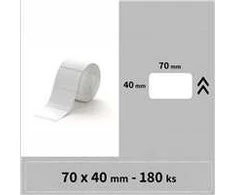 Niimbot etiketės RP 70x40mm 180vnt Baltos B3S