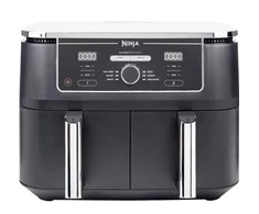 Ninja AF400EU horkovzdušná fritéza, 9,5 l, duální zóna, 2470 W, 6 programů, digitální ovládání