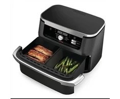 Ninja AF500EU Foodi FlexDrawer horkovzdušná fritéza 10,4 l, DualZone, MegaZone, 7v1