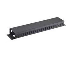 Xtendlan Oem 19" įrišimo plokštė 2U, visiškai metalas su dangteliu 90x45 mm, praleidžiamasis, juodas