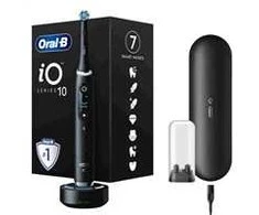 Braun Oral-B iO Series 10 Adult Rotating-oscillating dantų šepetėlis Juodas