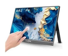 Ostatni Vyprodej Arzopa A1T Touch Portable Monitorius 15.6" IPS Full HD 1080p Metal Housing Dotykový Přenosný monitorius