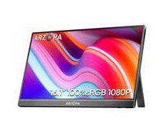 Ostatni Vyprodej Arzopa Z1C Portable Monitorius 16.1" IPS Full HD 1080p Metal Housing Přenosný monitorius