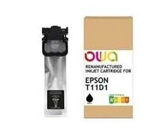 OWA Armor rašalinis spausdintuvas, skirtas Epson WF C5390/5890, juodas, 100 ml, komplekte su C13T11D140