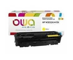 OWA Armor tonerio kasetė pro HP CLJ Pro MFP M450, geltona, lygi ranka, 6.000 str., komp. W2032X