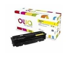 Toneris Armor OWA Armor dažai, skirti HP Laserjet M 450, 454, 455, 470, 479, 2100 puslapių, W2032A, geltona