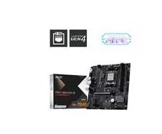 Pagrindinė plokštė MSI PRO B840M-B | Procesorių šeima AMD | Procesoriaus lizdas AM5 | DDR5 | Palaikomos standžiojo disko sąsajos SATA, M.2 | SATA jungčių skaičius 4
