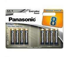 Panasonic šarminė baterija LR6EPS/8BW Everyday Power (Lizdinė plokštelė 8 vnt.)