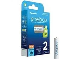 „Panasonic“ | Įkraunamos baterijos | ENELOOP BK-4MCDE/2BE | AAA | 800 mAh | 2 vnt.