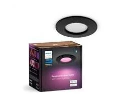 Lubinis šviestuvas Philips Hue Slim įleidžiamas taškas juodas 90 mm