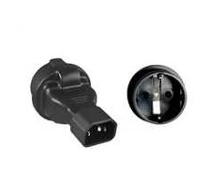 Premiumcord Adapteris IEC C14 į SCHUKO CEE 7/3, įtampa 230 V, 10 A