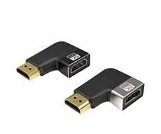 PREMIUMCORD adapteris 8K HDMI A - HDMI A, F/M, 90° kampas - kairysis