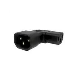 Premiumcord Kampinis adapteris IEC C13 į IEC C14, šoninė įtampa 230 V, 10 A