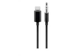 USB kabelis PremiumCord Žaibas - mini Jack 3,5 mm 1 m Juodas (kipod50)