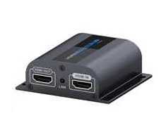 PremiumCord HDMI ilgintuvas iki 50 m per vieną Cat6/6a/7 laidą, vietinę HDMI išvestį