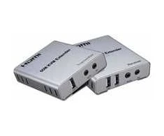 „PremiumCord“ HDMI KVM ilgintuvas su 2 USB jungtimis iki 60 m, garsas per vieną Cat5/6 kabelį