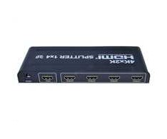 „PremiumCord“ HDMI skirstytuvas 1-4 prievadų, metalinis korpusas, 4K, „FULL HD“, 3D