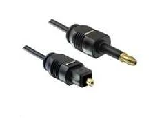 Kabelis PremiumCord Jack 3.5mm - Toslink Mini 3m juoda (kjtos2-3)