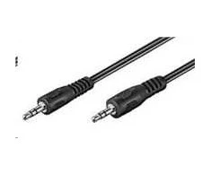 Kabelis PremiumCord Jack 3,5mm - Jack 3,5mm 3m juoda (kjackmm3)