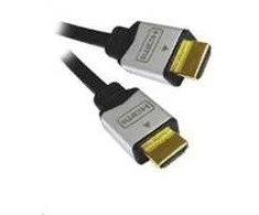 PREMIUMCORD kabelis HDMI A - HDMI A M/M 5 m paauksuotos ir metalinės HQ jungtys